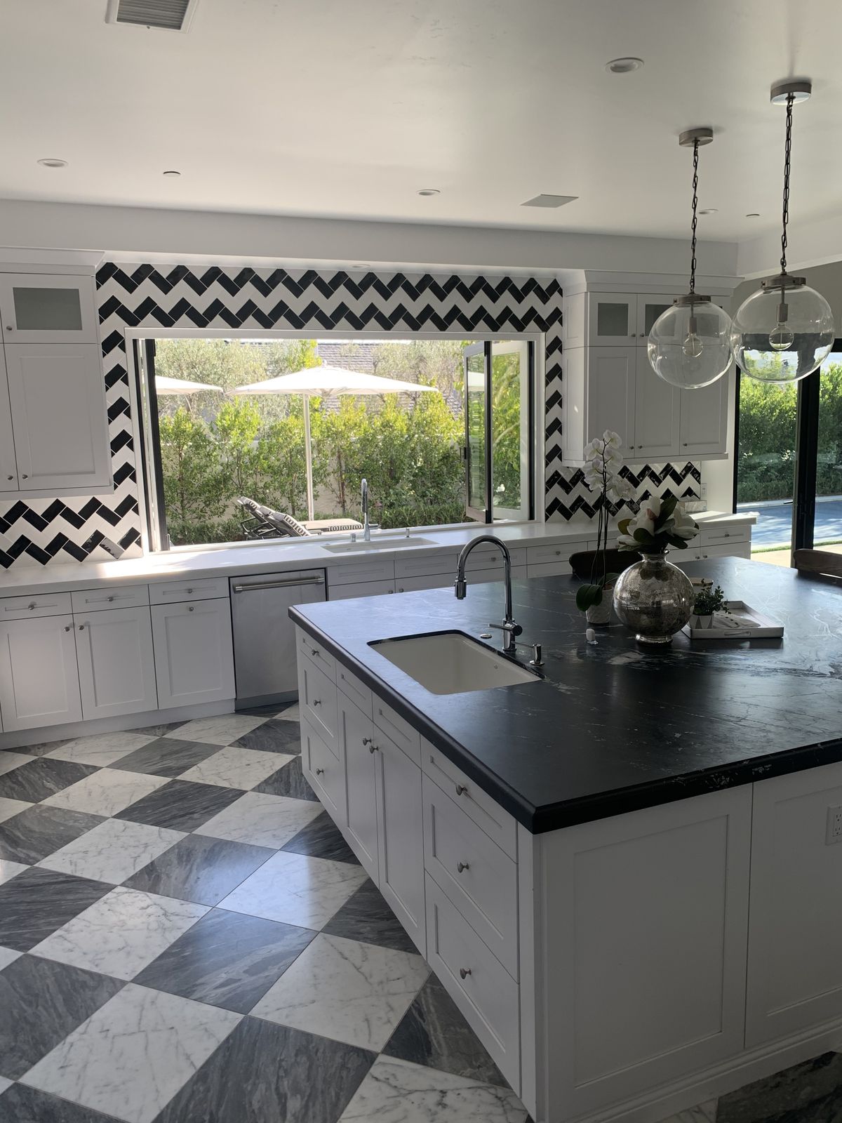 Black & White Designer Kitchen